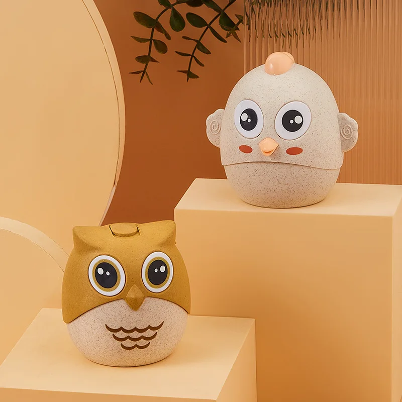 

New Cartoon Owl Toothpick Dispenser Toothpick Holder Home Decoration Table Decor Dustproof with Cover Cute Toothpick Holder