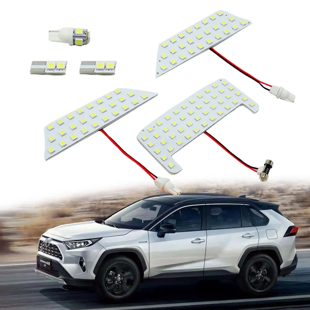 Освещение салона автомобиля для Toyota Rav4 Rav 4 XA50 2019 2020 2021 без ошибок светодиодный