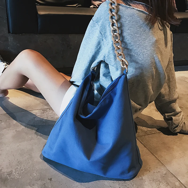 НОВАЯ шикарная женская сумка-тоут с акриловой цепочкой модная сумка через плечо