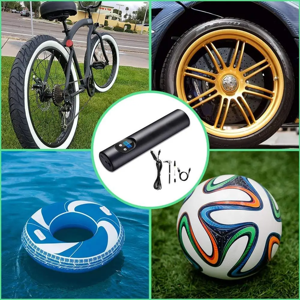 12V 150PSI Портативный автомобильный воздушный компрессор проводной насос ЖК