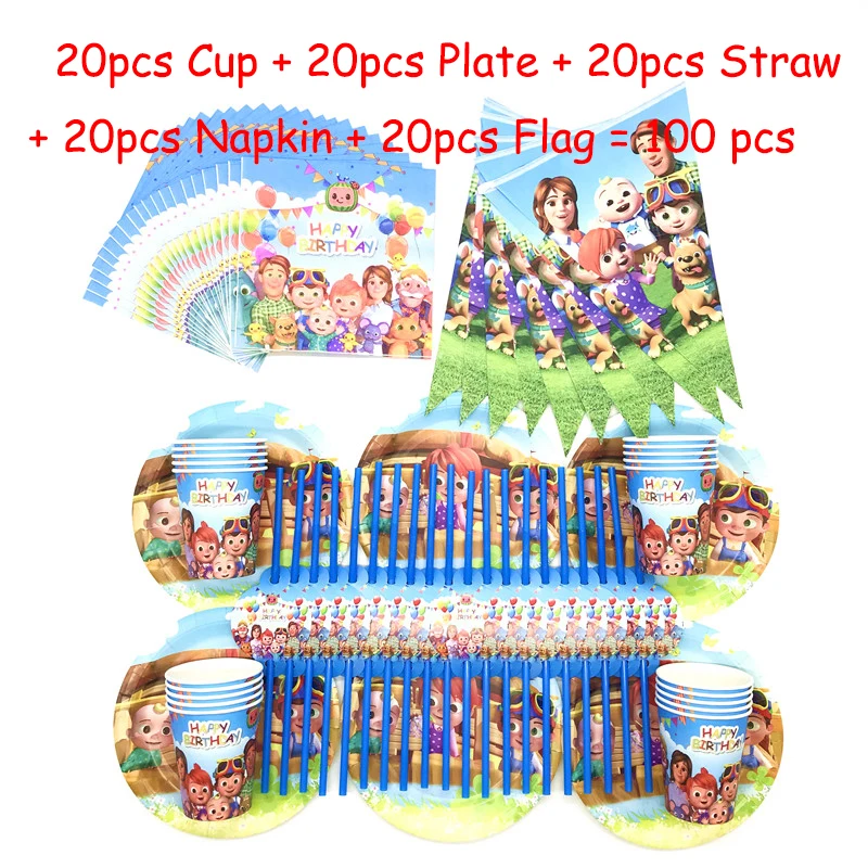 100 шт. Cocomelon украшение для торта на день рождения тему &quotЛошадки карусели&quot