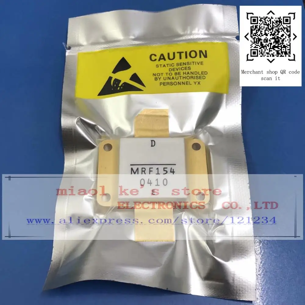 100% оригинал: MRF154 [ RF Mosfet N-Channel 50V 800mA 2MHz ~ 100MHz 17dB 600W чехол 368-03] высококачественный