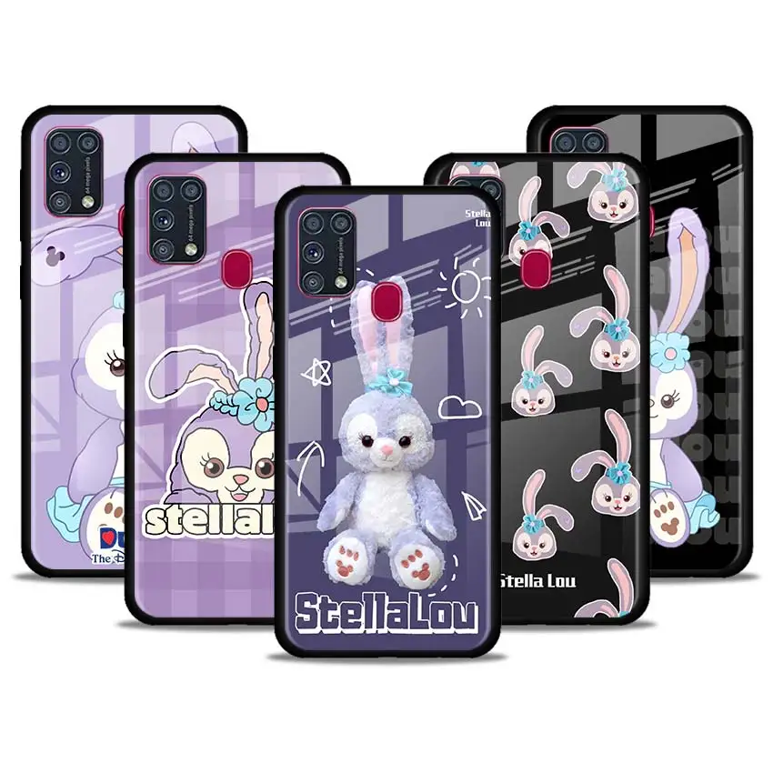 

Stellalou rabbit for Samsung Galaxy S21 Ultra A71 A51 4G 5G A91 A81 A41 A31 A21 A11 A01 Tempered Glass Phone Case
