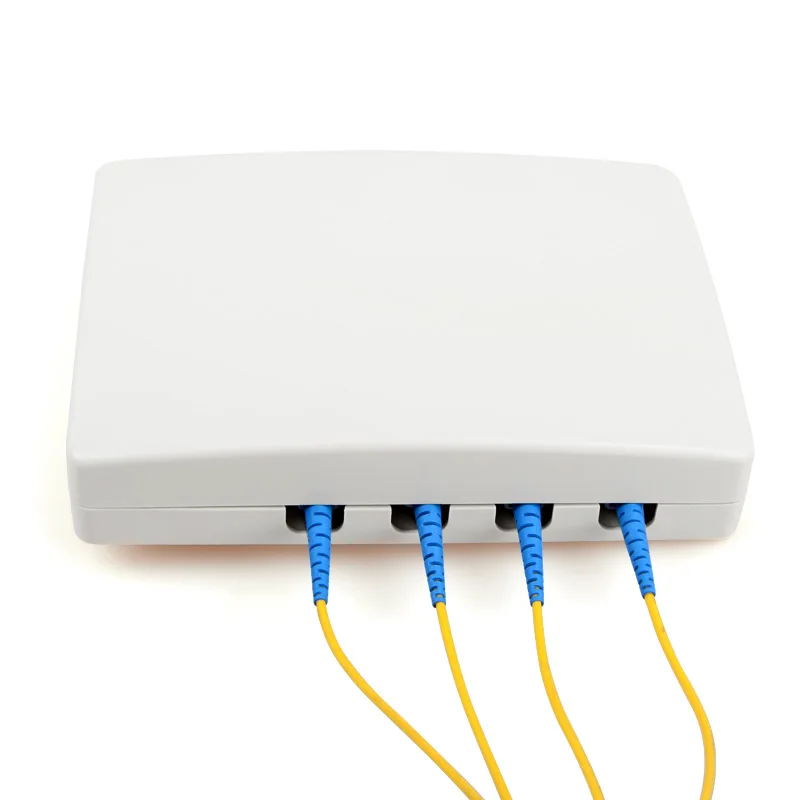 10 шт./лот FTTH Волоконно Главная коробка панели панель из АБС пластика передняя 4