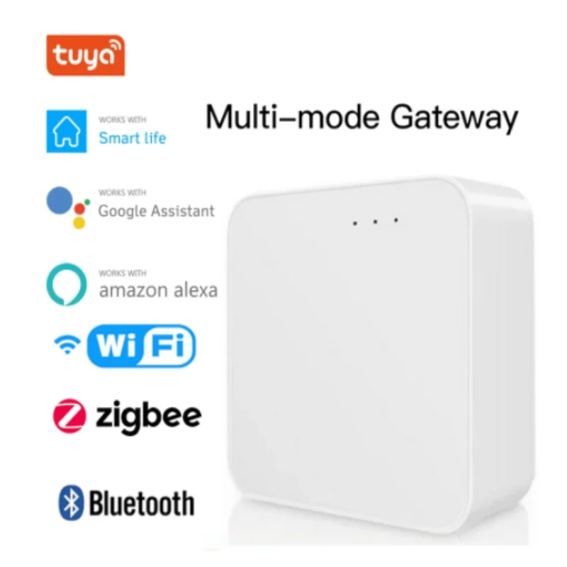 

Tuya Gateway ZigBee WIFI Bluetooth Mesh Gateway HubSmart Home Control For Tuya Smart Life Alexa Google Home Intelligent Home Hub