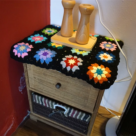 15-дюймовые скатерти ручной работы покрывала из шерсти квадратная подушка для