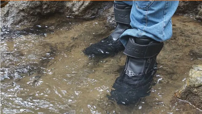 How yes ARCX 100% водонепроницаемые мотоциклетные ботинки гоночная Кожаная Обувь