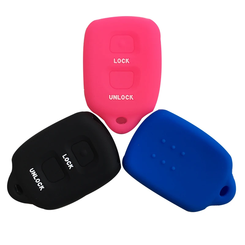 Силиконовый чехол для ключа брелка подходит Toyota RAV4 Corolla Avanza 1998 1999 откидной Чехол с