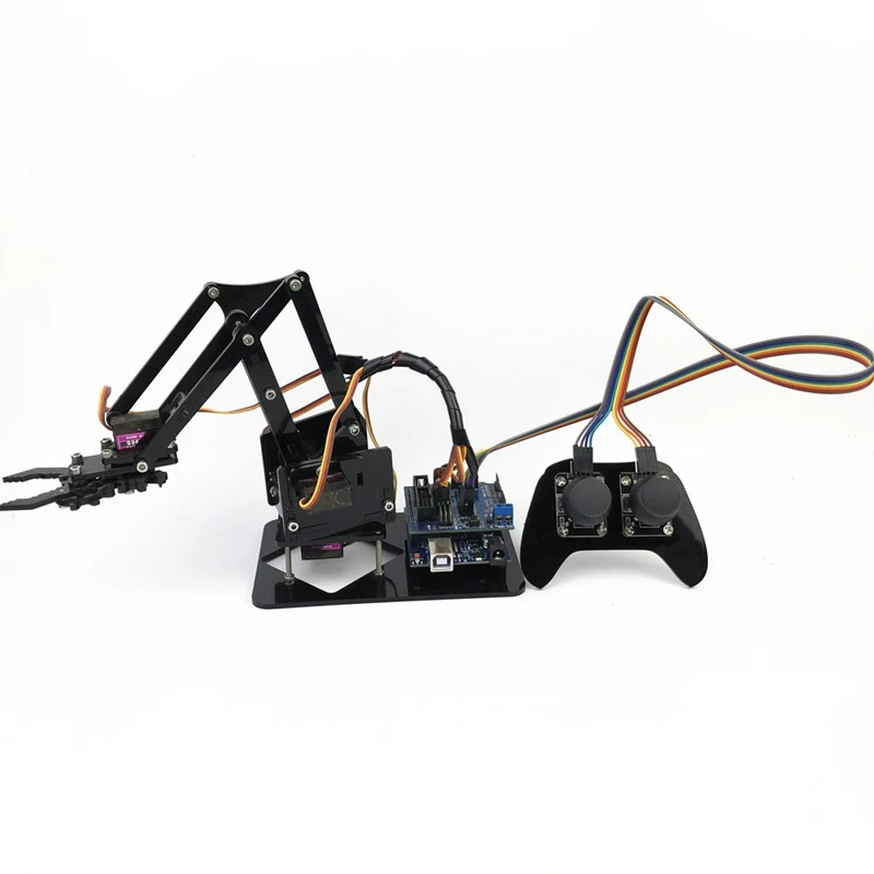 4DOF манипулятор для Arduino Роботизированный рычаг дистанционного управления Mg90S