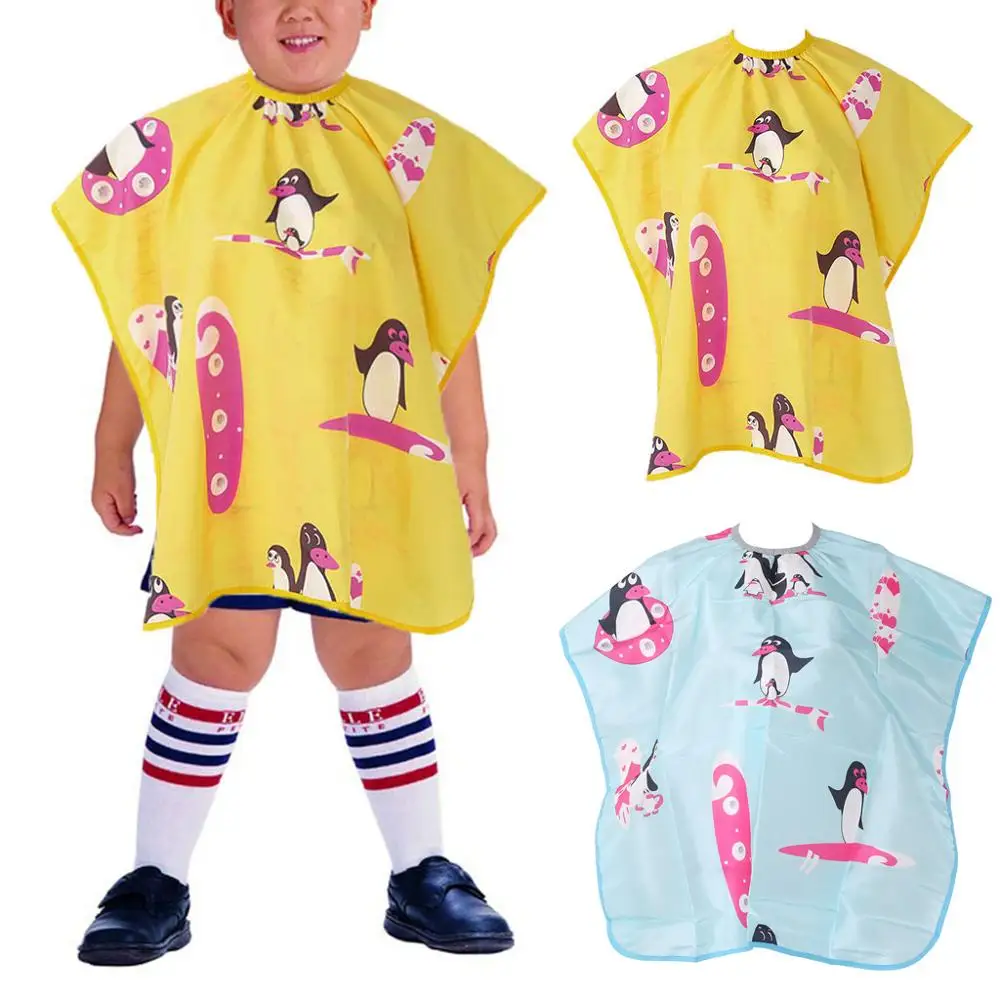 

Горячее предложение! Распродажа! Цвет fulife ребенка для стрижки волос Водонепроницаемый накидка для парикмахерской детская парикмахерские т...