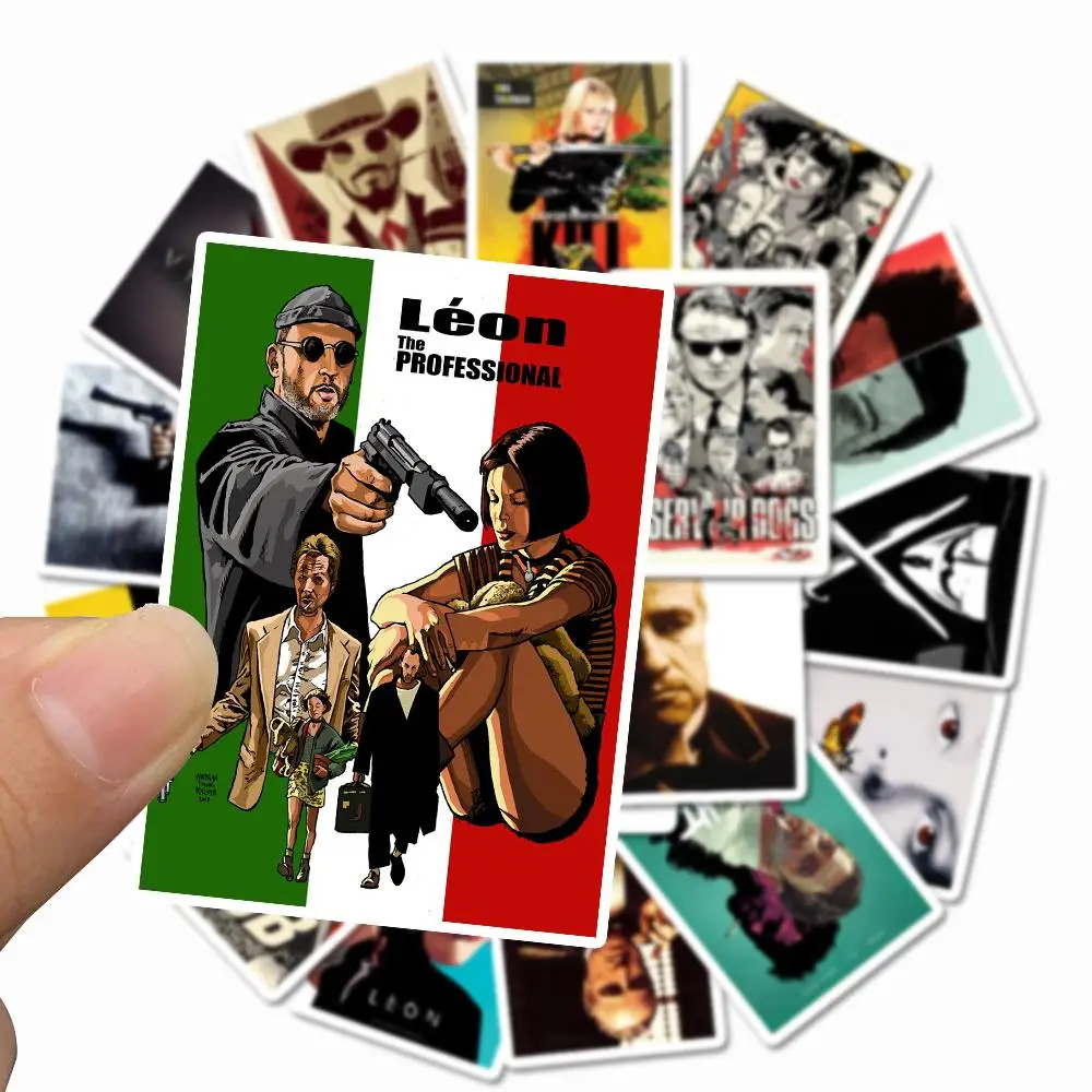 25 шт. Классическая наклейка для фильма багажа ноутбука художественная живопись