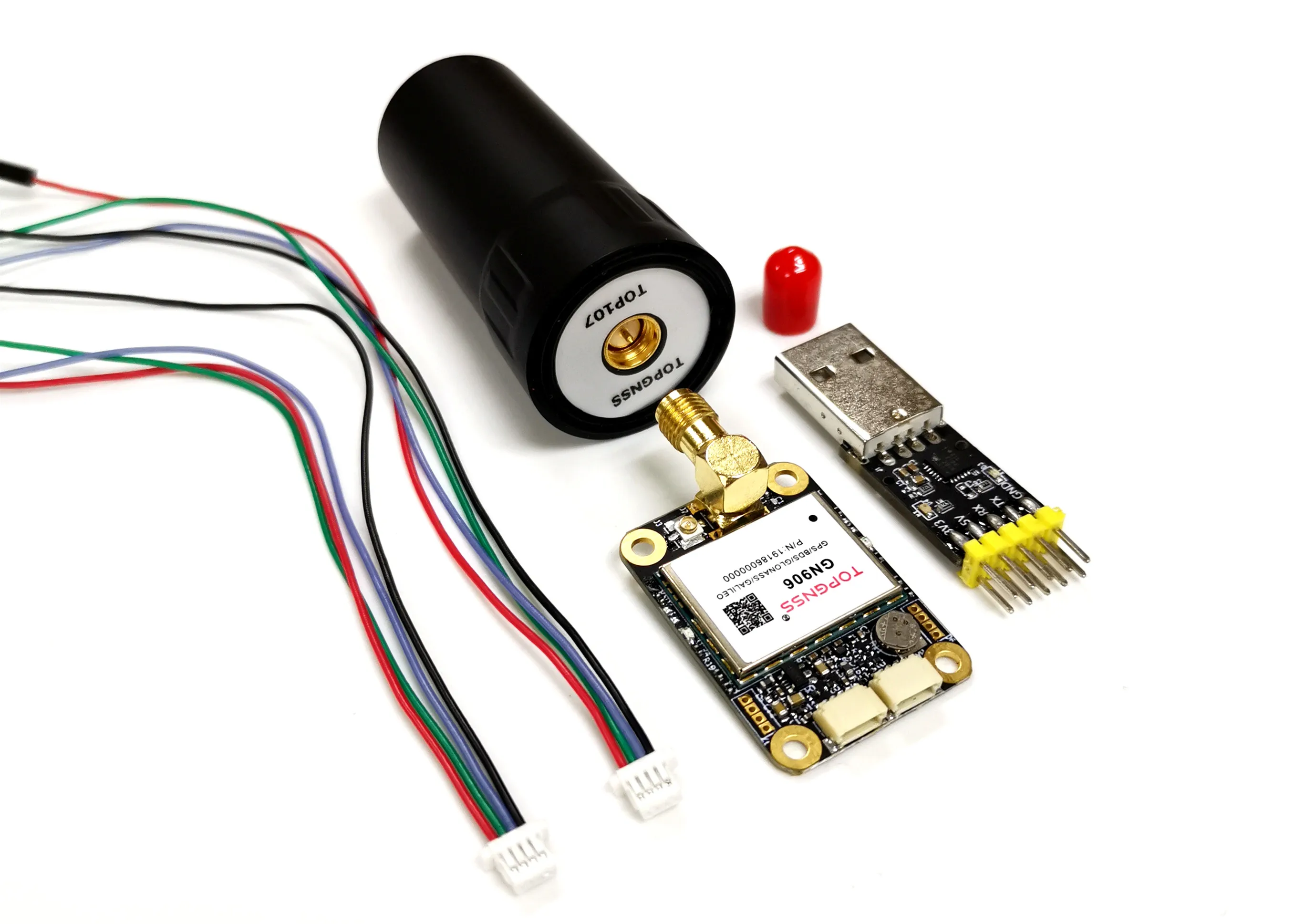 TOP3509 RTK GPS GNSS модуль антенный приемник NMEA0183 Высокая точность RTCM zed-f9p uart ttl уровень