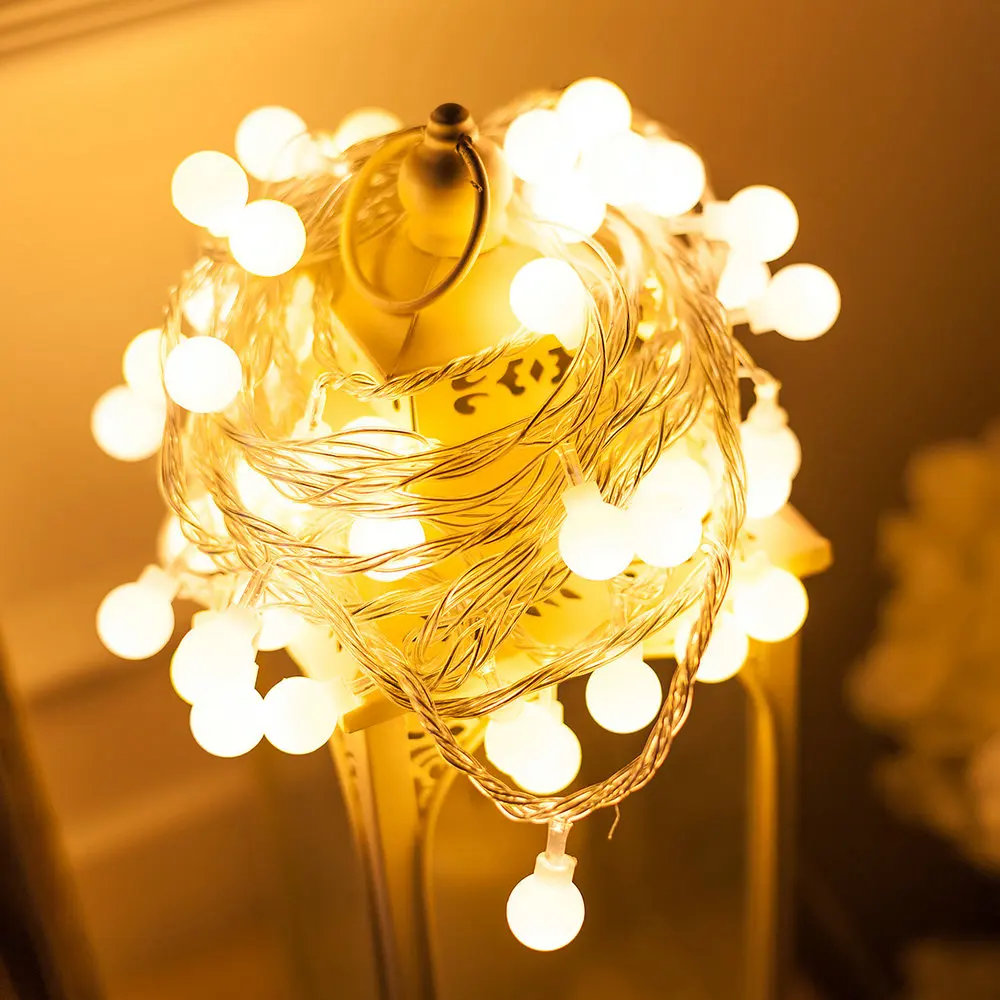 Гирлянда для помещений водонепроницаемая батарея шар свадебные домашние огни