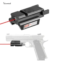 tactical hunting mini red dot laser sight with picatinny mount for pistol 11mm 20mm riflescope
