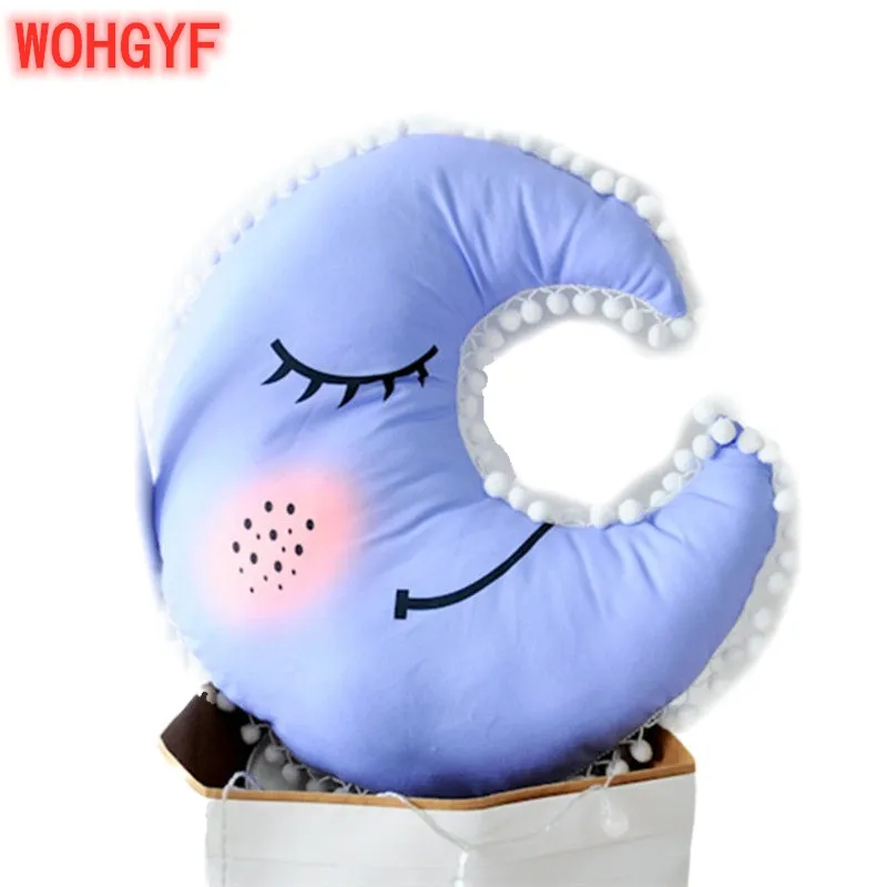 1 штука милое нижнее белье с плюшевой подкладкой изображением луны и звезд Облако