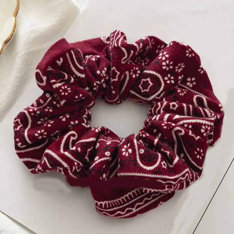 Резинки для волос женские в стиле ретро эластичные модные милые резинки