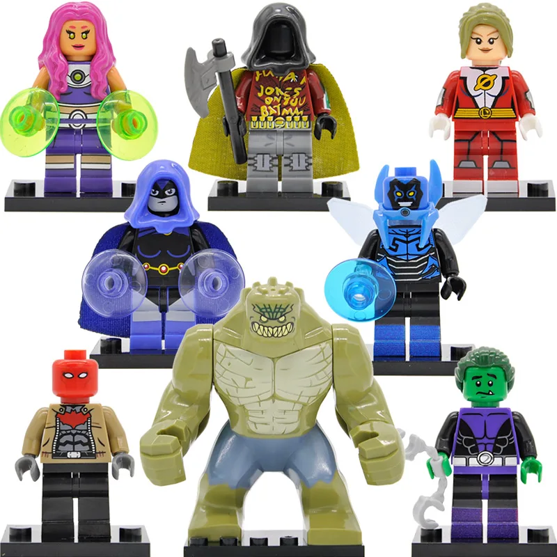 Один горячий Супер Герои 500+ горячая фигурка Marvel DC Мстители Дэдпул Звездный огонь Бэтмен Супермен железный человек строительные блоки игрушки