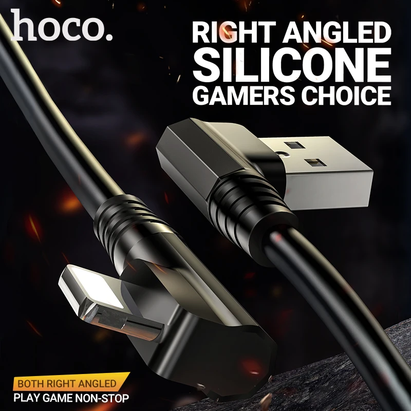 hoco 90 градусов угловые коннекторы кабель для зарядки и передачи данных провод