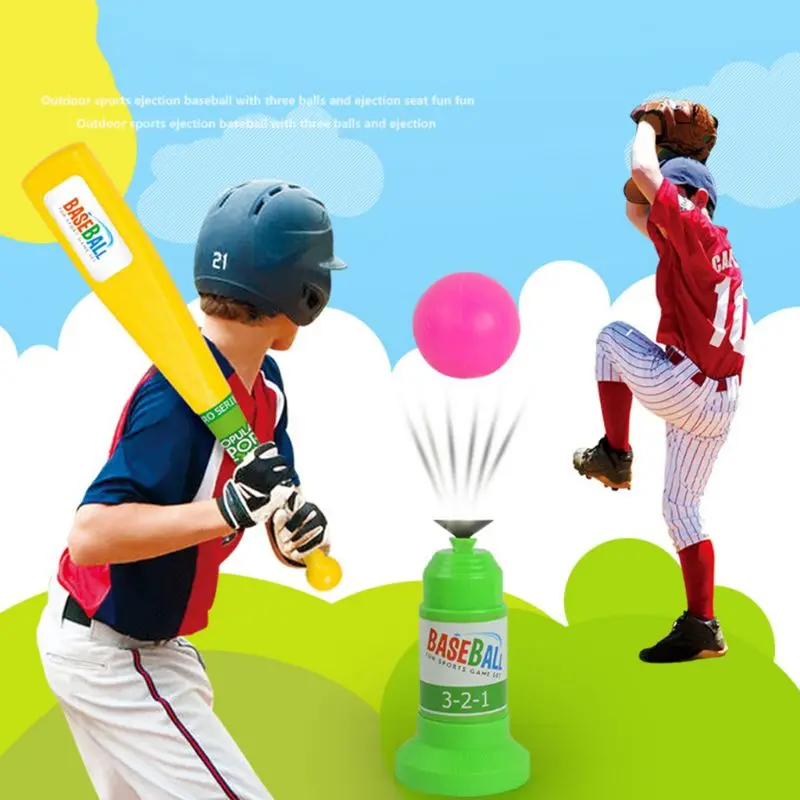 

Outdoor Childre Sport Toy Kids Baseball Batting Ball Practice Outdoor Workout Game Physical Leisure 72XC