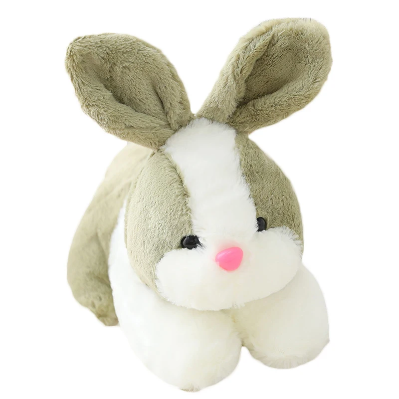 1pc 22/28cm Simulation Kawaii Rabbit Stuffed Plush Toys Cute Animals For Kids Children Birthday&amp Christmas Gift Doll | Игрушки и