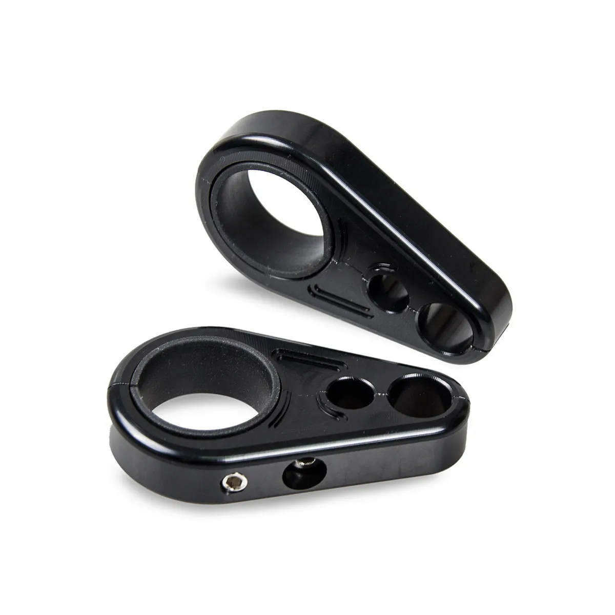 

A Pair Universal Motorcycle Brake Cable Clamp Brake Line Clamps For Honda ForTRX 450R 700XX 400EX 250R CNC ATV Parts For Yamaha