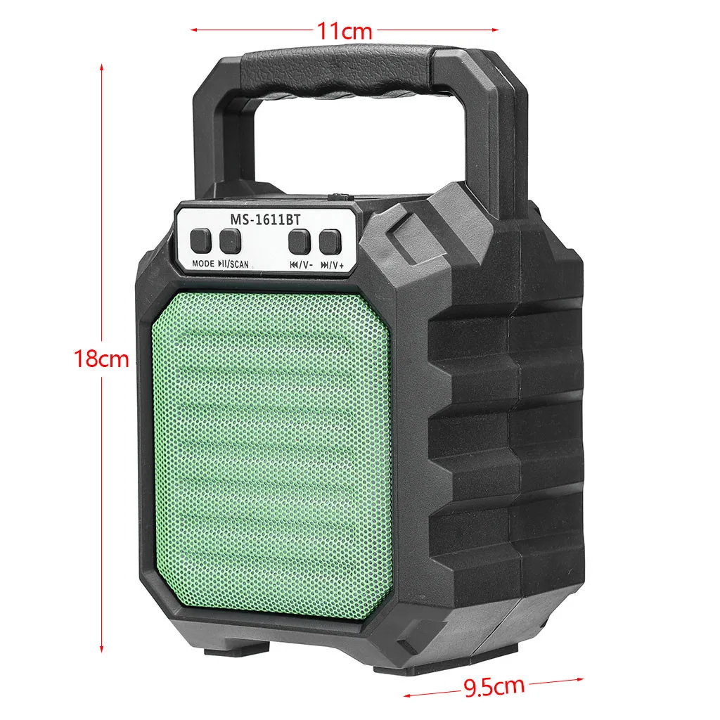 Высокое качество Горячая Портативный Blueteeth динамик FM MP3 открытый беспроводной с USB/TF/Aux вход покупка прямых продаж