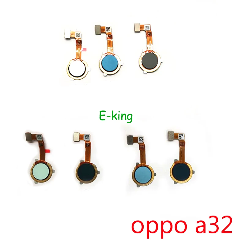 Для OPPO A32 Touch ID датчик отпечатков пальцев гибкий кабель кнопки Home меню|Шлейфы для
