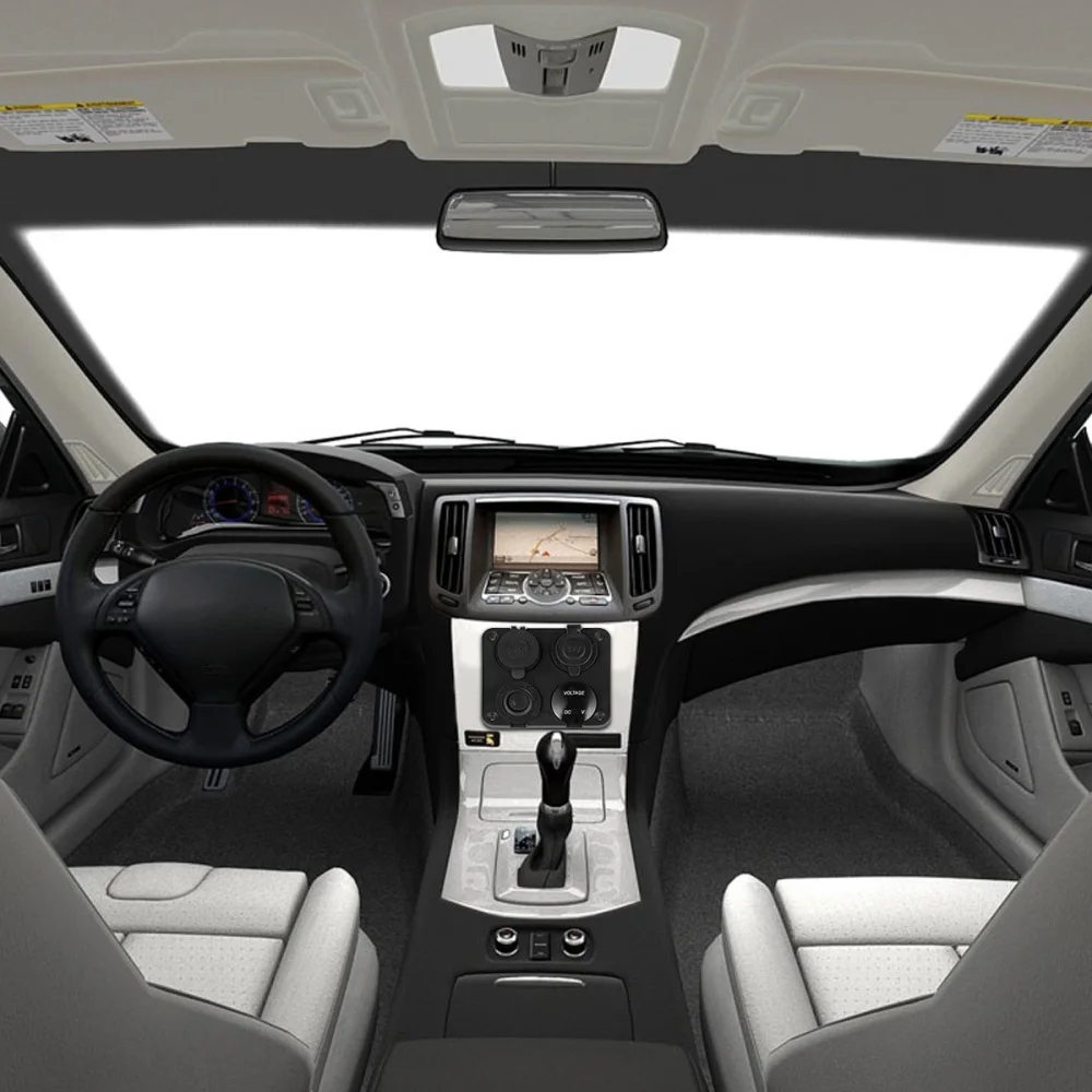 12 24V 4 Gang автомобильный лодочный RV комбинированный переключатель панель