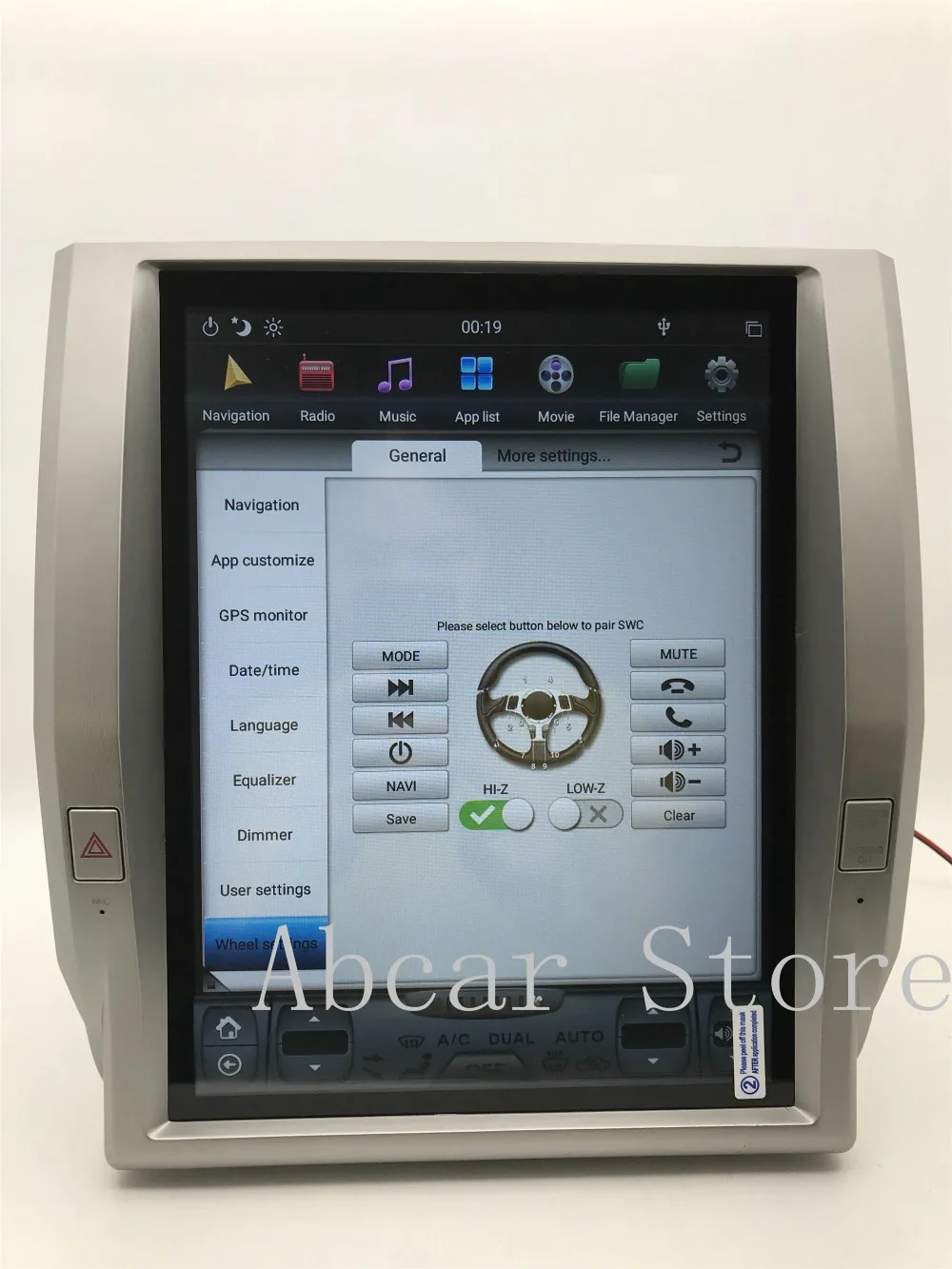 12,1 ''Tesla стиль Android 8,1 автомобильный dvd-плеер gps навигация для Toyota tundra 2011- PX6 стерео Мультимедиа радио рекордер