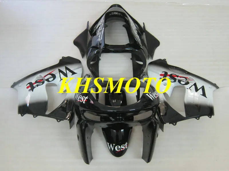 Литьевая форма для мотоцикла KAWASAKI Ninja ZX9R 98 99 ZX 9R 1998 1999 zx9r ABS белый черный комплект