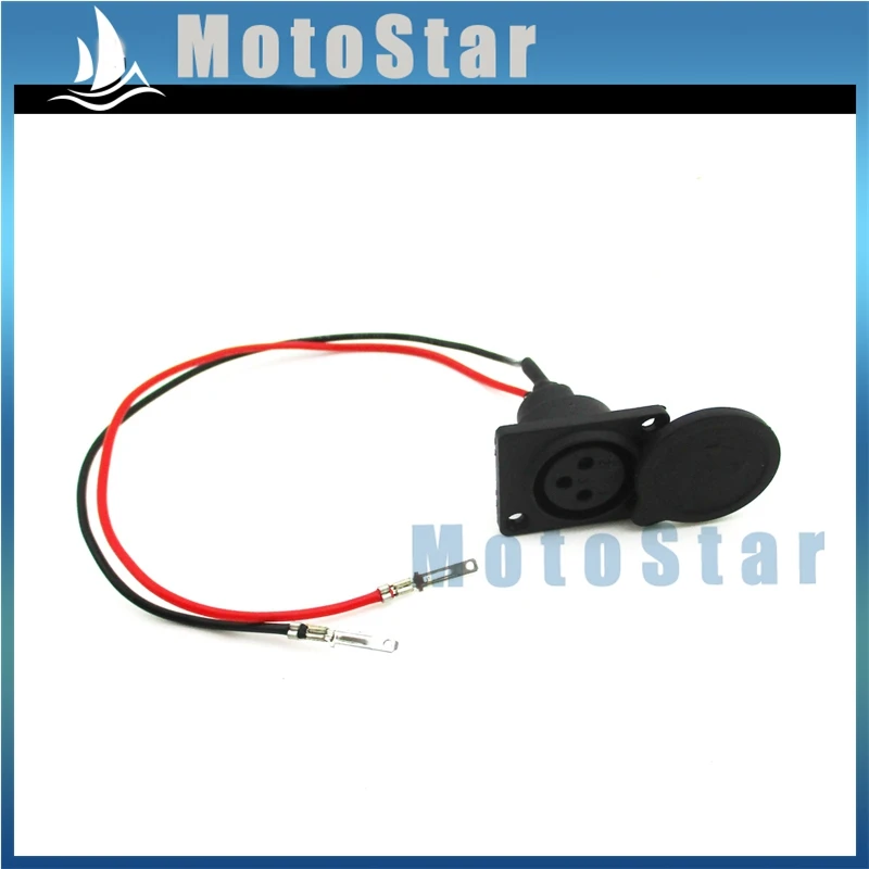 Разъем XLR для зарядки Currie GT Ezip Izip скутер EVO 2 провода 3 позиции (1 положительный
