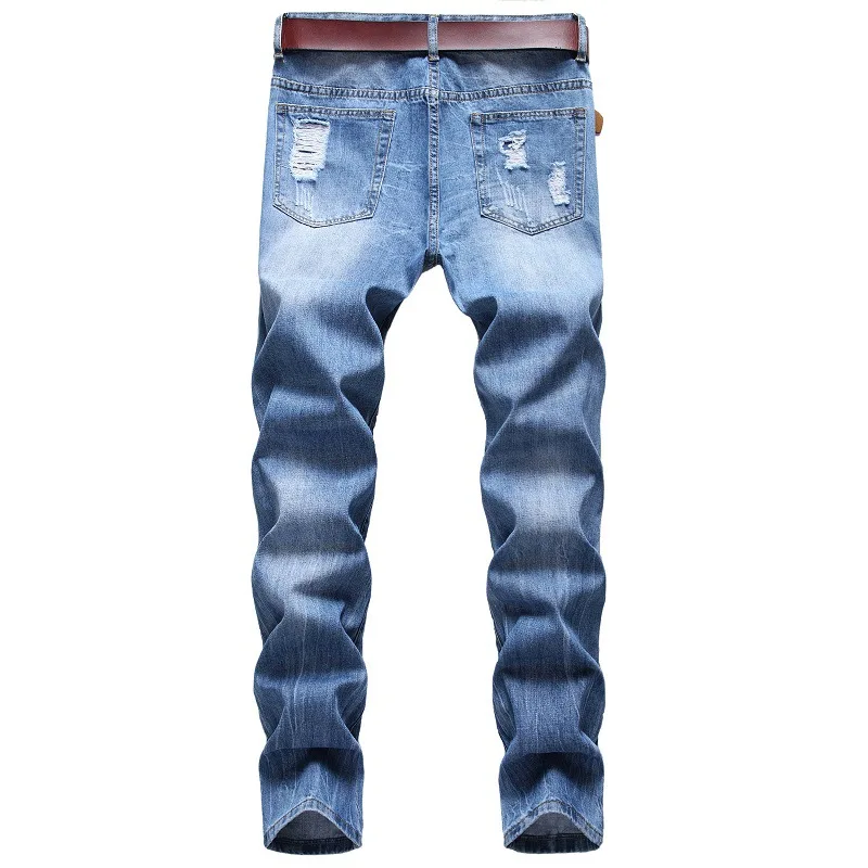 

jeans in autumn and winter Fashion patch for men's 2020