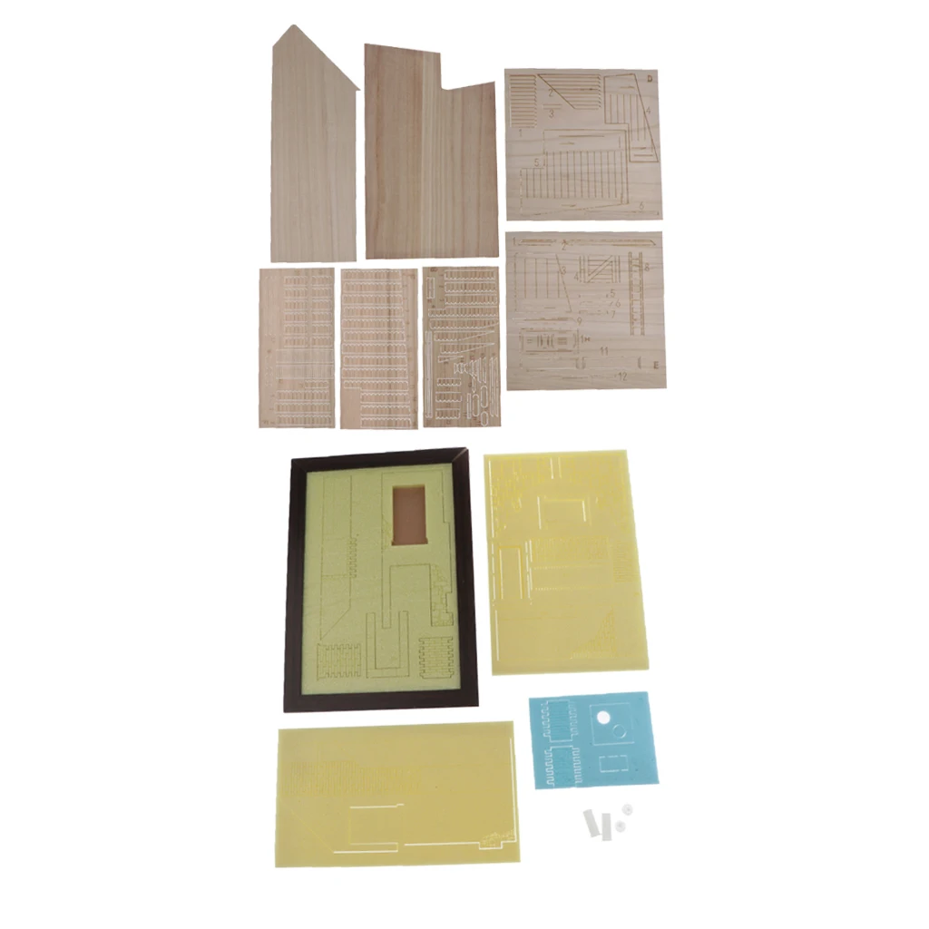 

1:35 Scene Assembly Building Materials For Sand Table DIY Home Decor