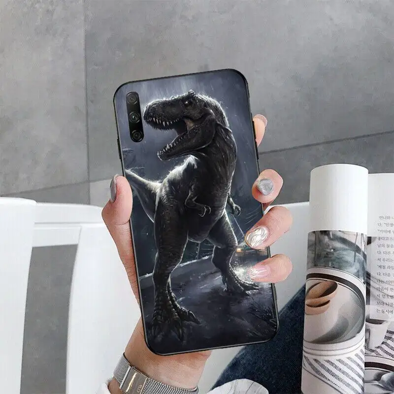 Мягкий чехол HPCHCJHM для телефона Huawei Honor 30 20 10 9 8 8x 8c v30 Lite view pro с динозавром из парка