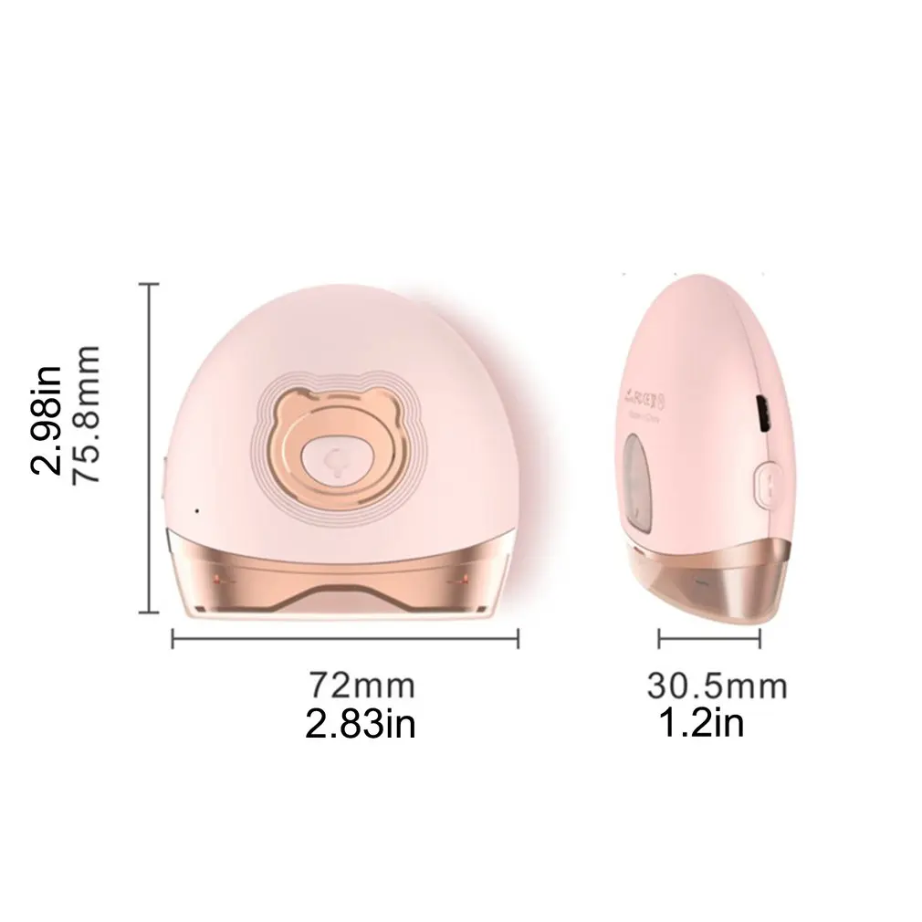 

Electric Nail Clipper With Full Fitting Arc Protection Design Quiet And Low Vibration Palm Size Household Supplies