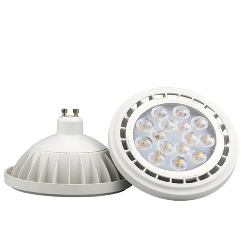 Приглушаемая Светодиодная лампа G53 GU10 AR111 SMD3030 9 Вт 12 15 QR111 ES111|Светодиодные