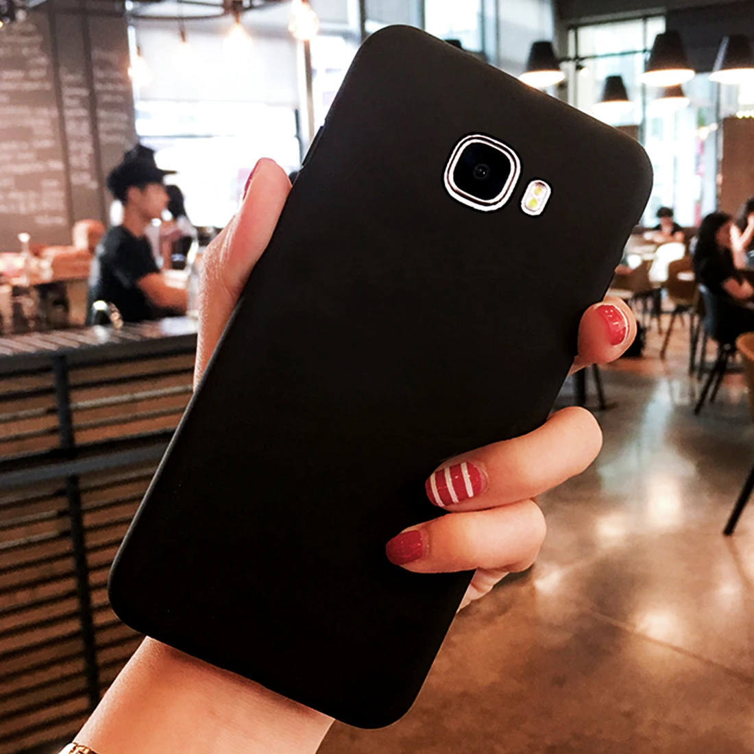 Персонализированный Чехол для телефона на заказ черный чехол из ТПУ Samsung S20 Ultra S10