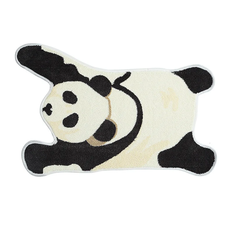 Креативный 3D коврик в форме панды RFWCAK нескользящий для двери напольный ванной