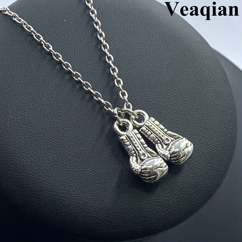 1 шт. модное ожерелье боксерские перчатки подвеска боксерское Спортивное мужские