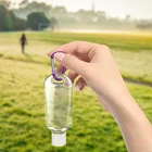 Прозрачный брелок для хранения шампуня, геля для душа, лосьона, многоразовая бутылка, профессиональная новая бутылка для путешествий, бутылки 50 мл