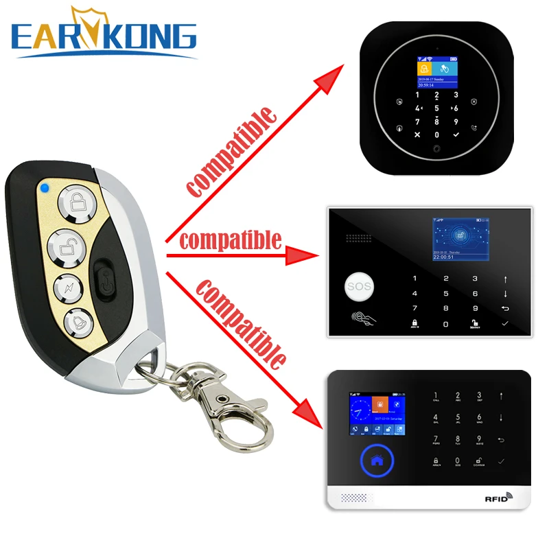 Беспроводной пульт дистанционного управления 433 МГц металлический материал с