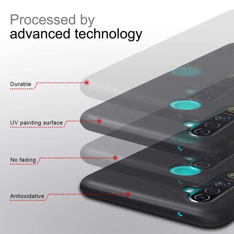 

With Gift For Realme 5 Pro Case Realme Q Cover NILLKIN Super Frosted Shield Plastic Hard Phone Cases For Realme 5 Pro Back Cover