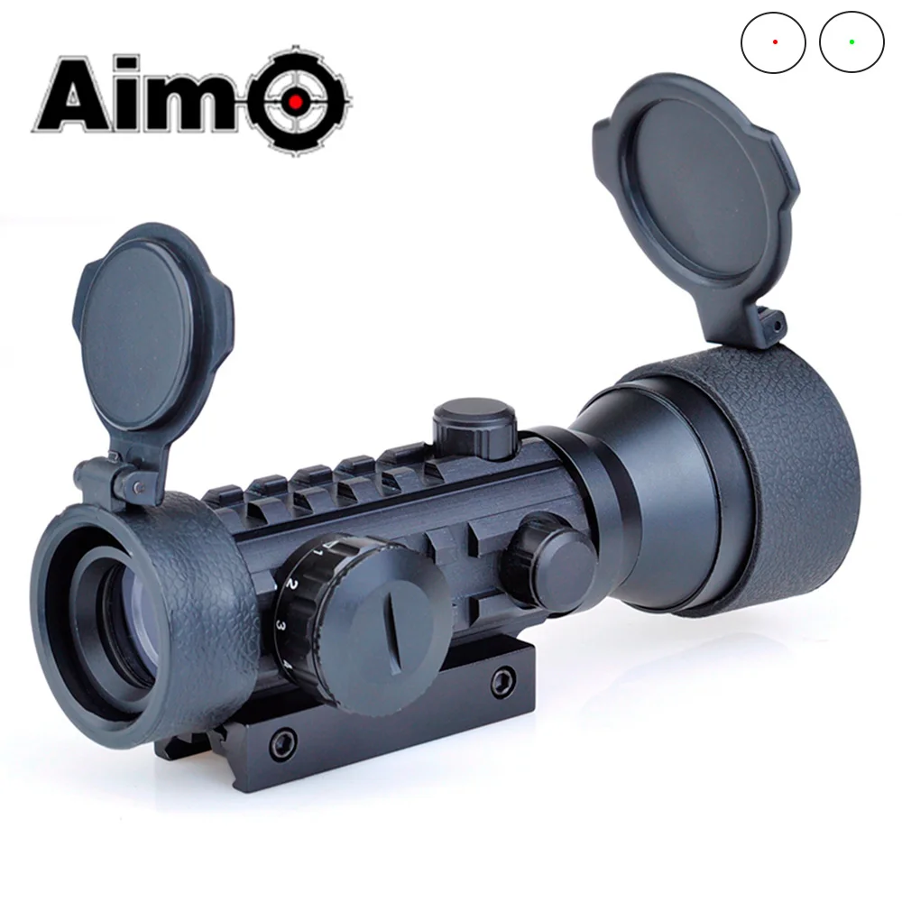 Aim O тактический прицел 2X42 красный/зеленый точка софтаир пистолет коллиматор