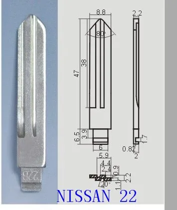 with NIS 22 blade SieNSen автомобильный комплект дистанционного Центрального управления Дверной замок блокировка автомобиля система входа без ключа с пультом дистанционного управления аксессуары для автомобиля - Цвет: with NIS 22 blade
