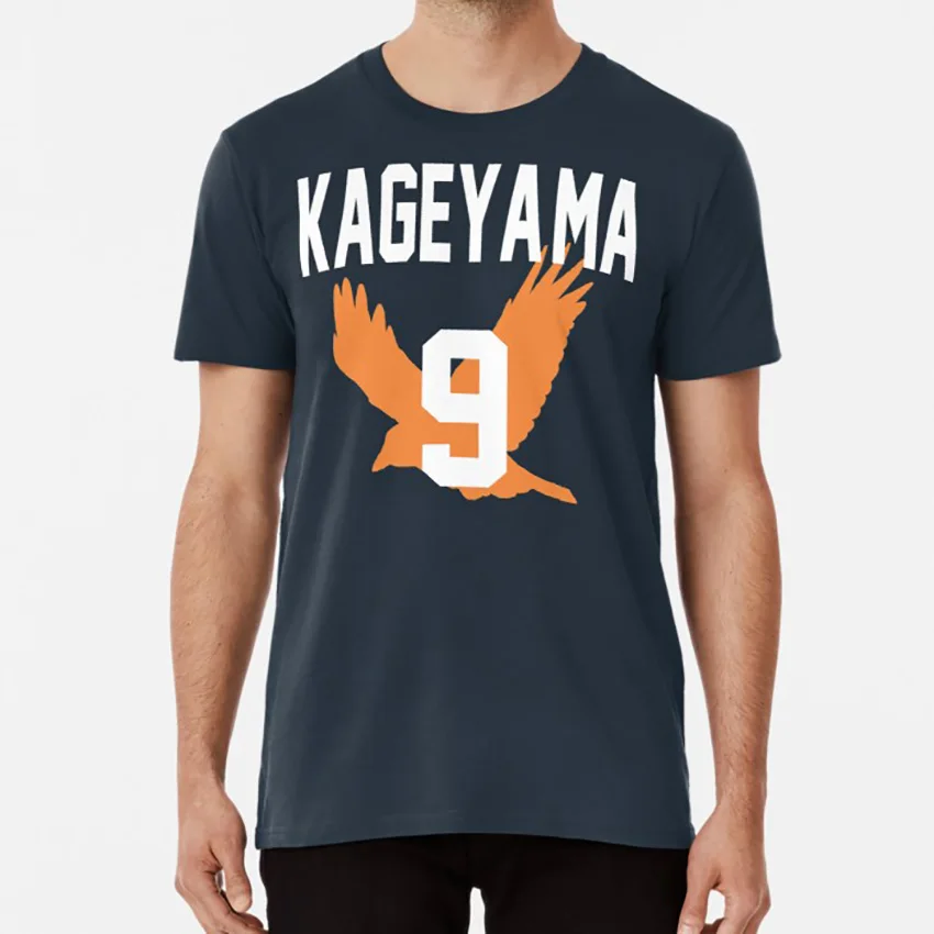 Кошмарным! Джерси Kageyama Number 9 (karasuo) Футболка haikyuu hq kageyama tobio аниме волейбол ahikyuu