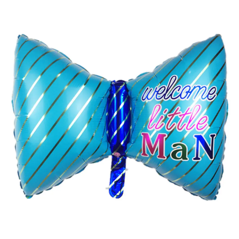 

Bowknot Foil Balloons Gender Reveal Ballons Kids Adults Birthday Decorations Inflatable Ball Wedding Baby Shower Party Supplies