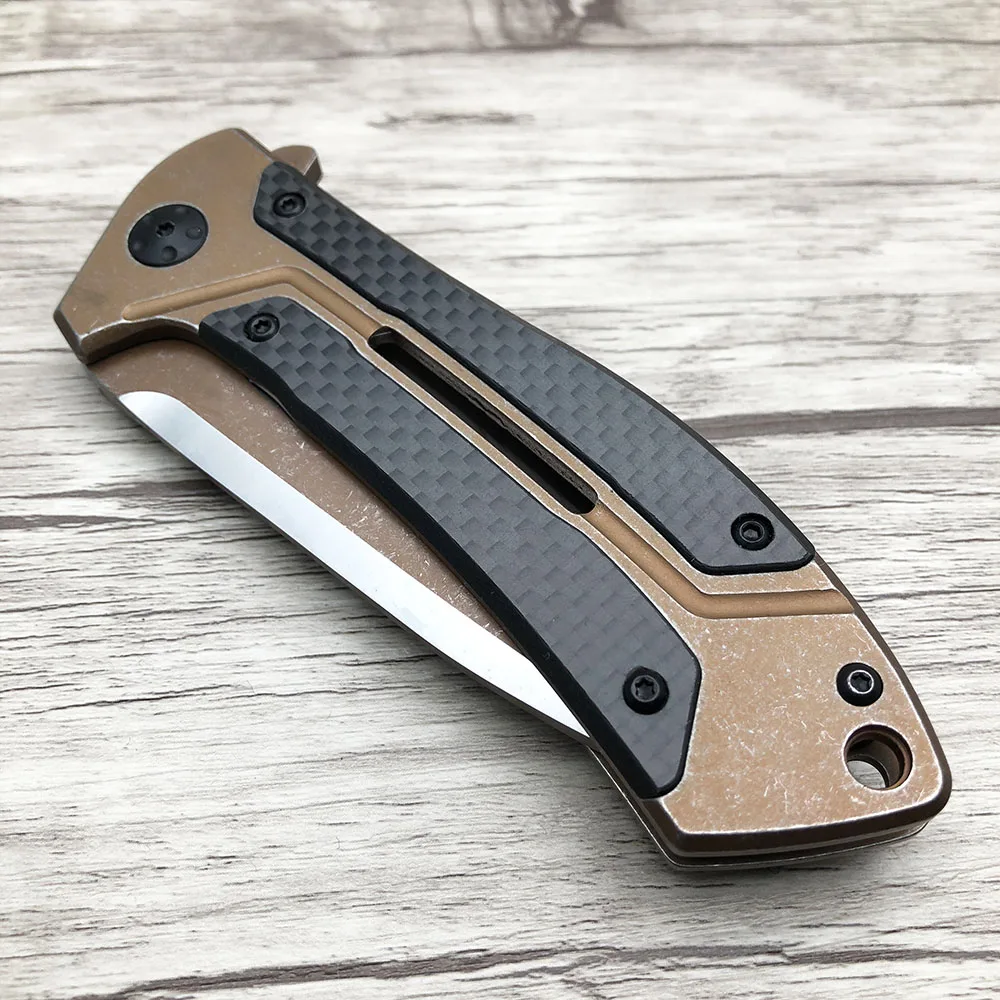 BMT ZT0801 карманный складной нож D2 Сталь углеродное волокно ручка шарикоподшипник