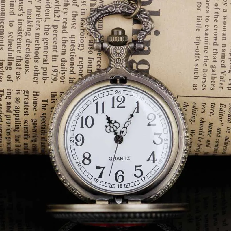 Часы наручные мужские бронзовые в стиле ретро винтажные карманные морской