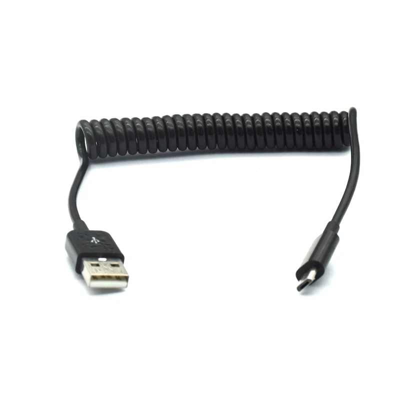 Пружинный кабель Micro USB для SAMSUNG 2A быстрой зарядки и передачи данных 2 0 зарядное