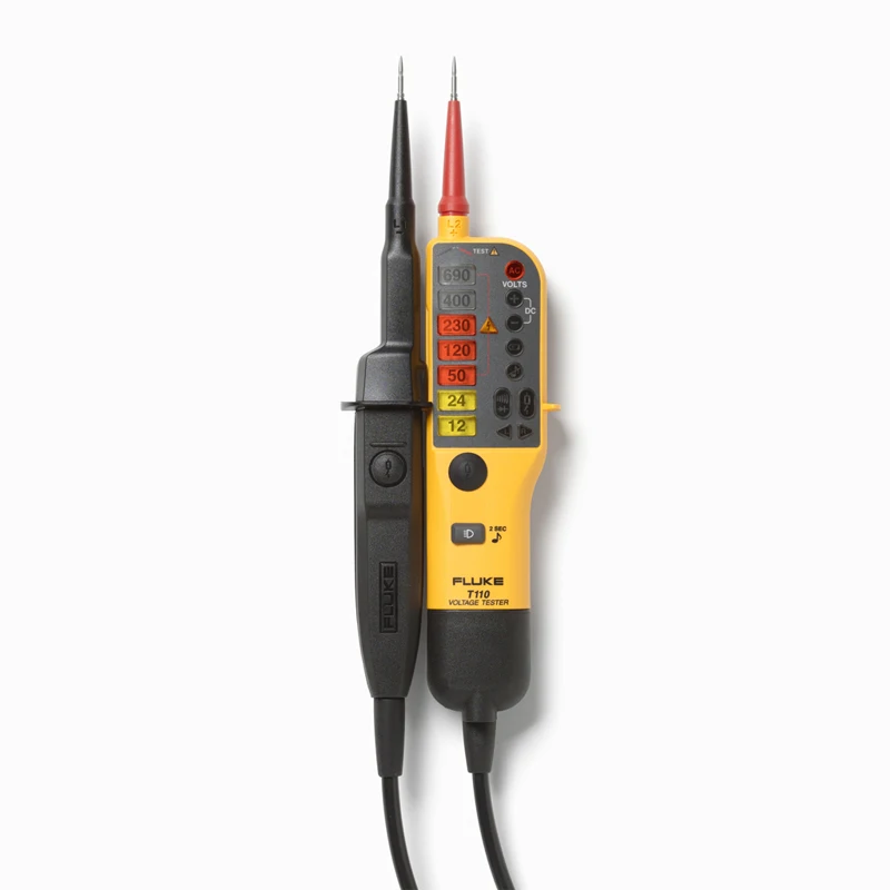 Тестер-пробник Fluke T110 (длина 260 мм защита IP64 проверка целостности 0–400 кОм ток